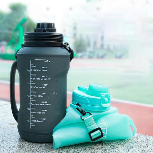 Bouteille de voyage pliable